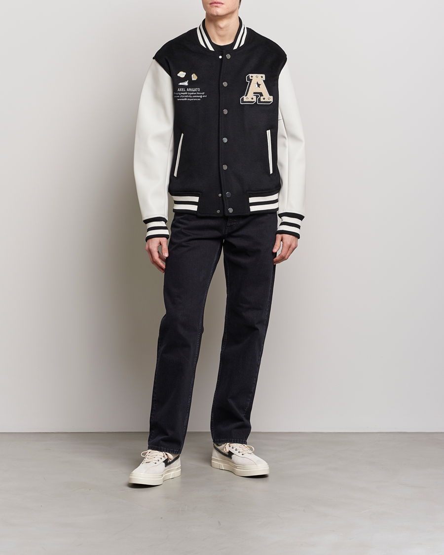 Homme | Manteaux Et Vestes | Axel Arigato | Arigato Space Academy Varsity Jacket Black