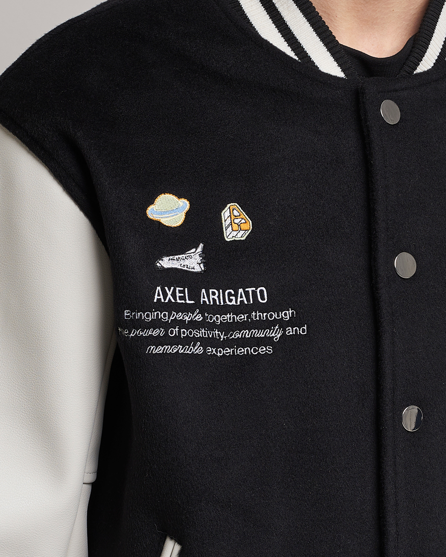 Homme | Manteaux Et Vestes | Axel Arigato | Arigato Space Academy Varsity Jacket Black