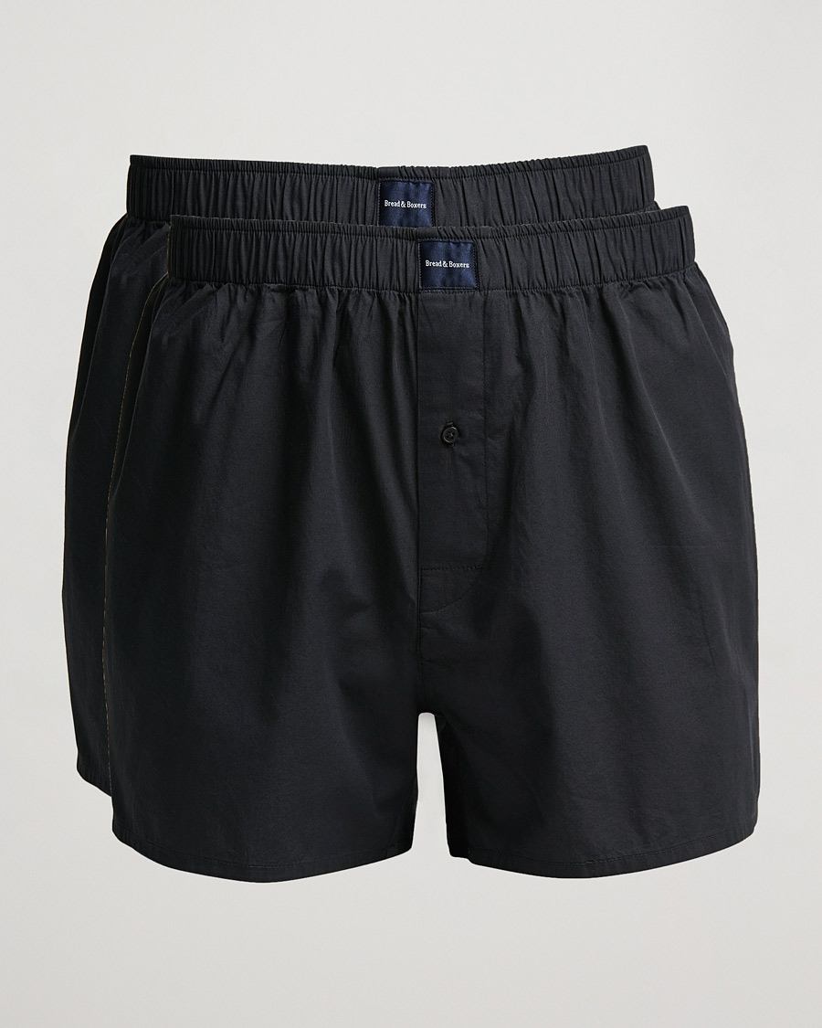 Heren | Ondergoed | Bread & Boxers | 2-Pack Boxer Shorts Dark Navy