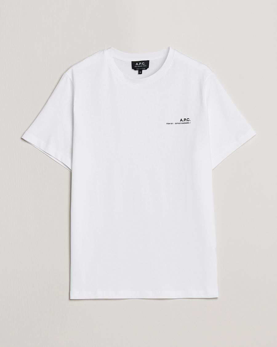 Homme | T-shirts | A.P.C. | Item T-Shirt White