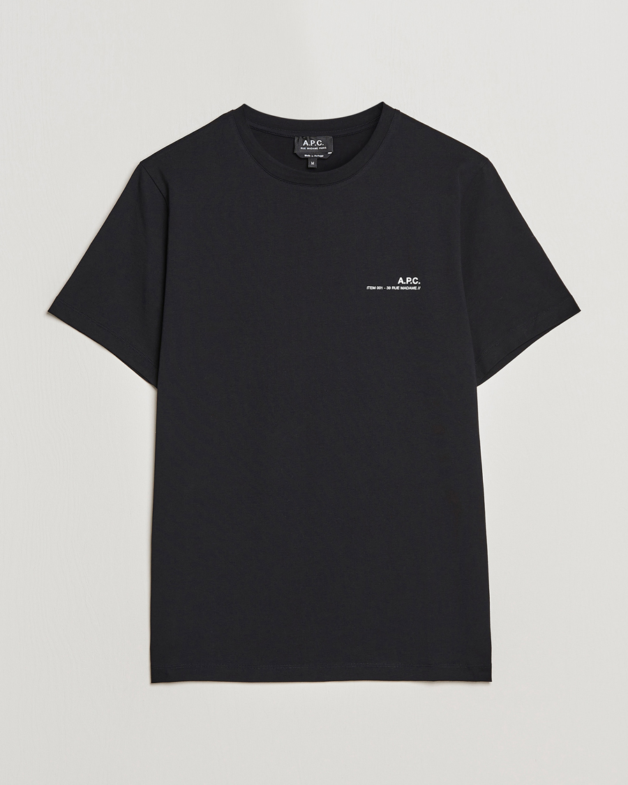 Homme | T-shirts | A.P.C. | Item T-Shirt Black