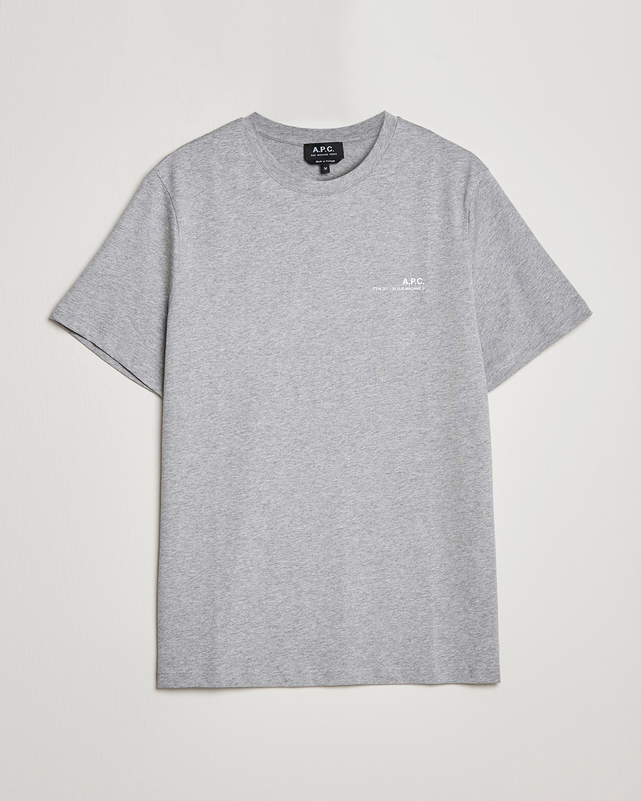 Homme | T-shirts | A.P.C. | Item T-Shirt Heather Grey