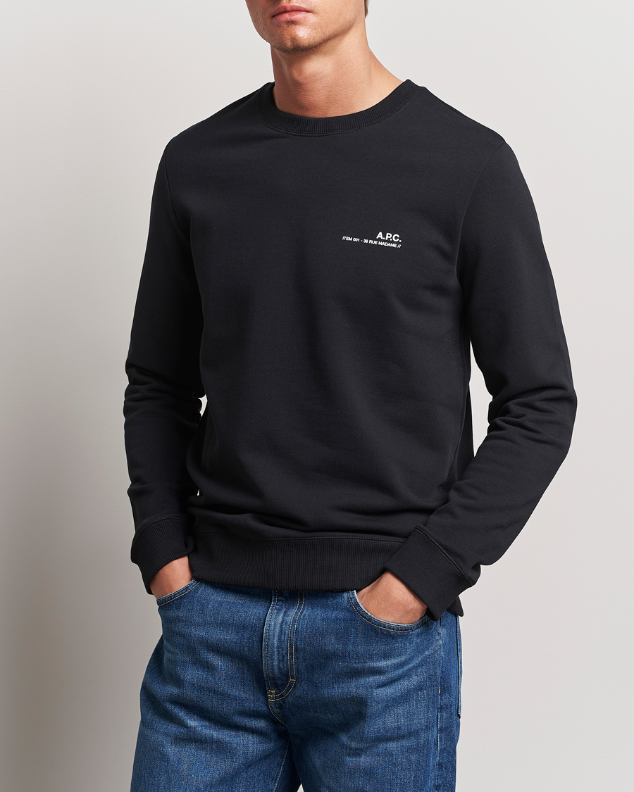 Homme | Pulls Et Tricots | A.P.C. | Item Sweatshirt Black