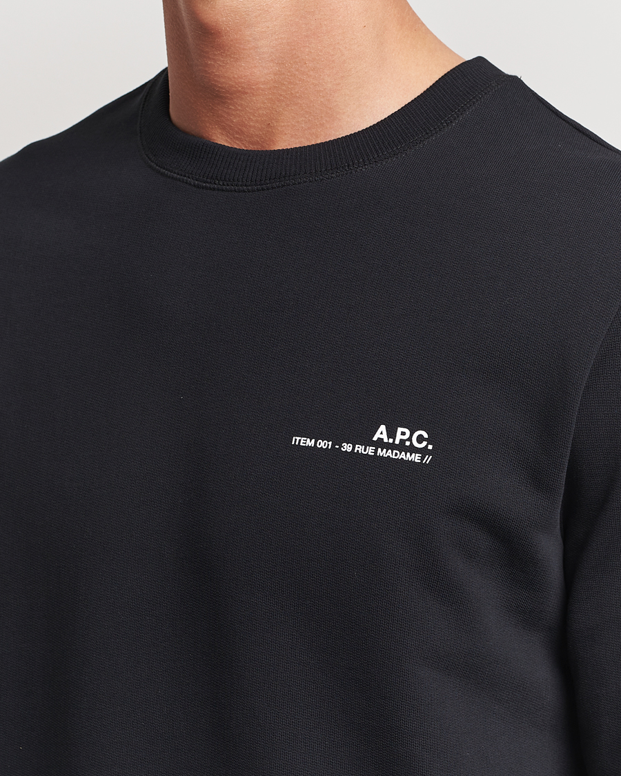 Homme | Pulls Et Tricots | A.P.C. | Item Sweatshirt Black