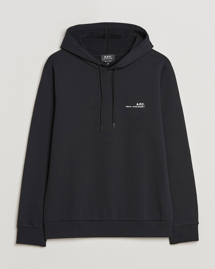 Homme | Pulls Et Tricots | A.P.C. | Item Hoodie Black