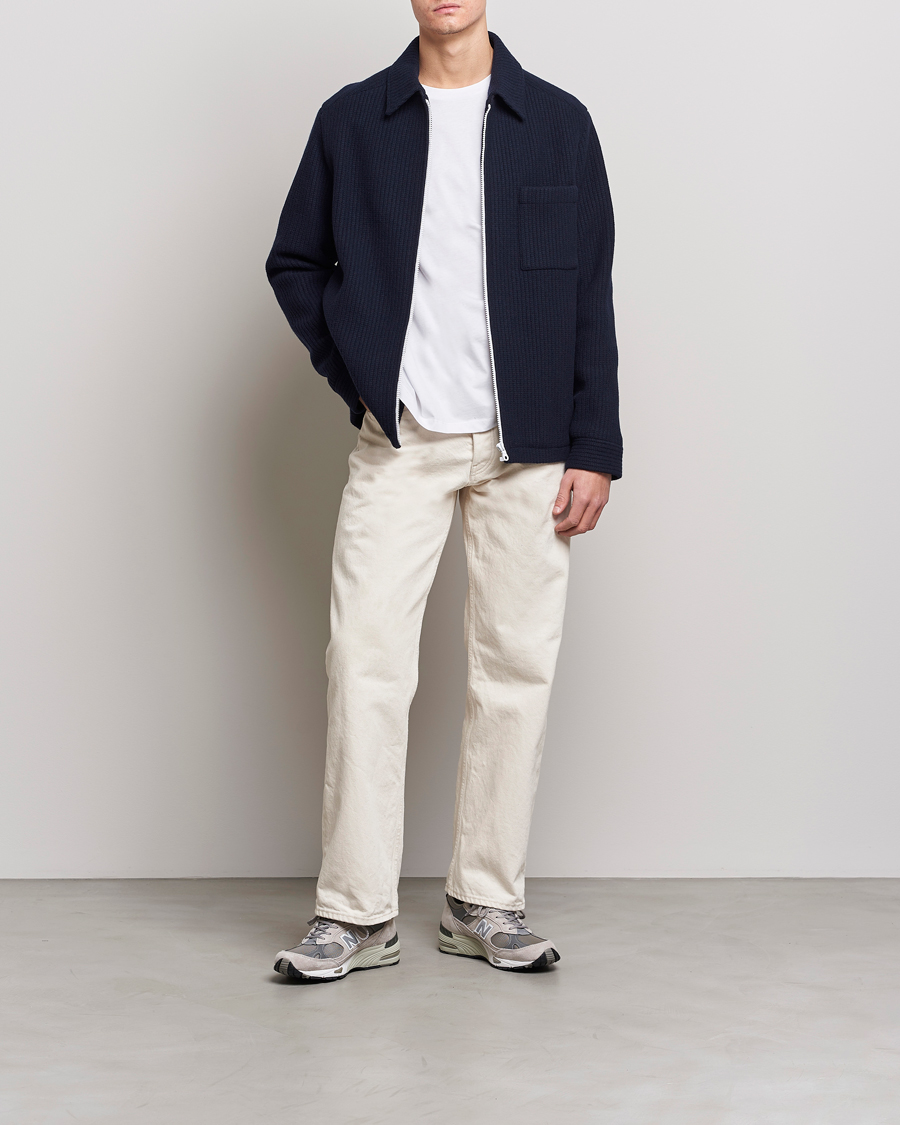 Homme | Manteaux Et Vestes | A.P.C. | Wool Blouson Jacket Navy