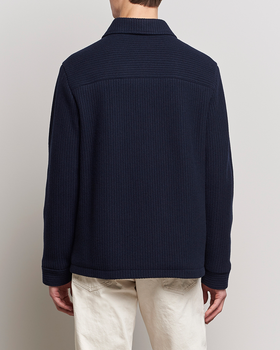 Homme | Manteaux Et Vestes | A.P.C. | Wool Blouson Jacket Navy