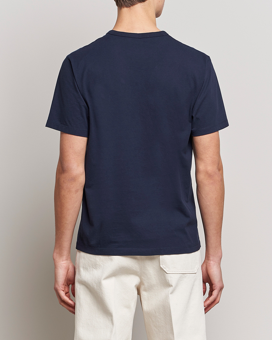 Homme | T-shirts | Maison Kitsuné | Baby Fox Patch Tee Navy