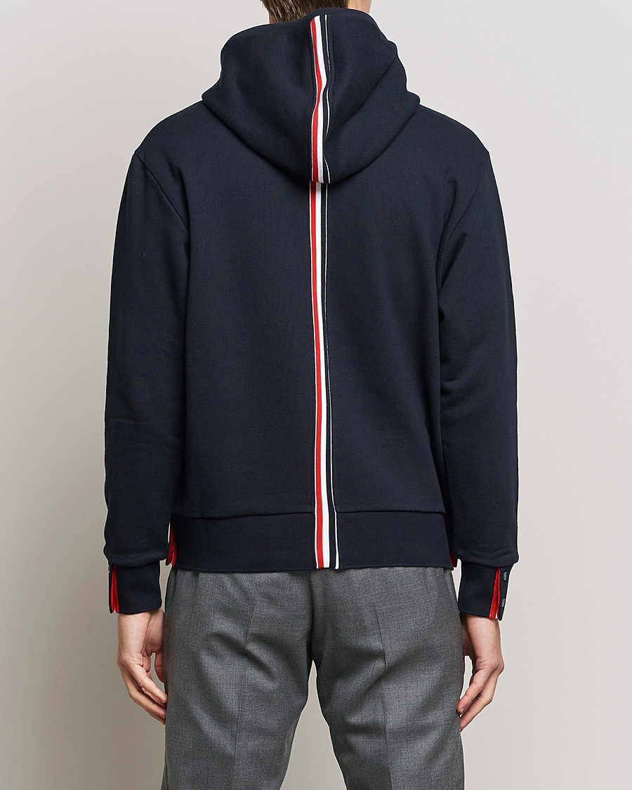 Homme | Pulls Et Tricots | Thom Browne | Center Back Full Zip Hoodie Navy