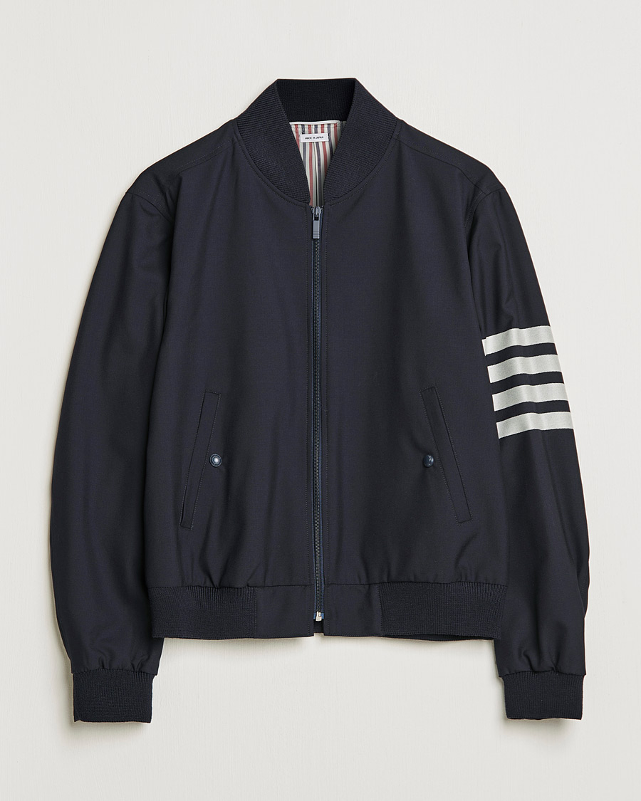Homme | Manteaux Et Vestes | Thom Browne | 4-Bar Blouson Jacket Navy