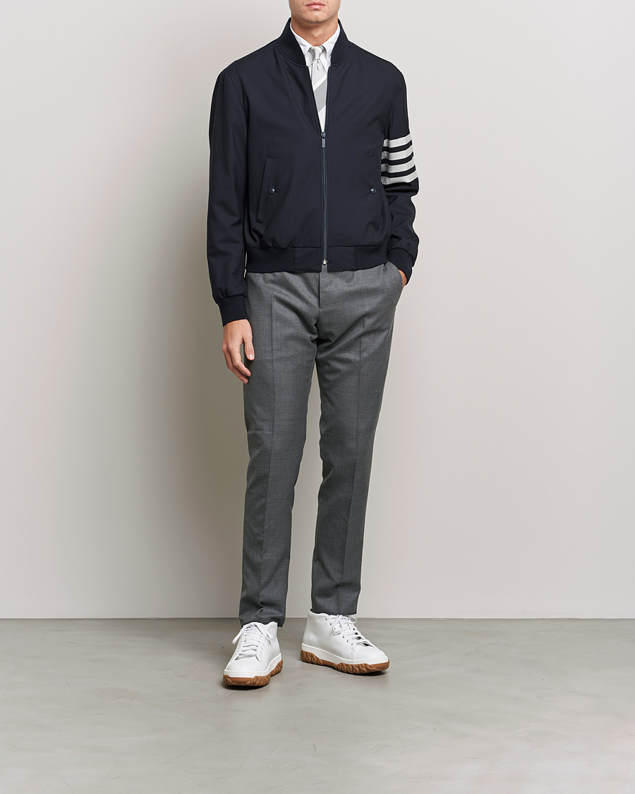 Homme | Manteaux Et Vestes | Thom Browne | 4-Bar Blouson Jacket Navy