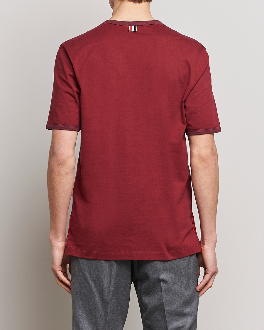 Homme | T-shirts | Thom Browne | Jersey T-Shirt Burgundy