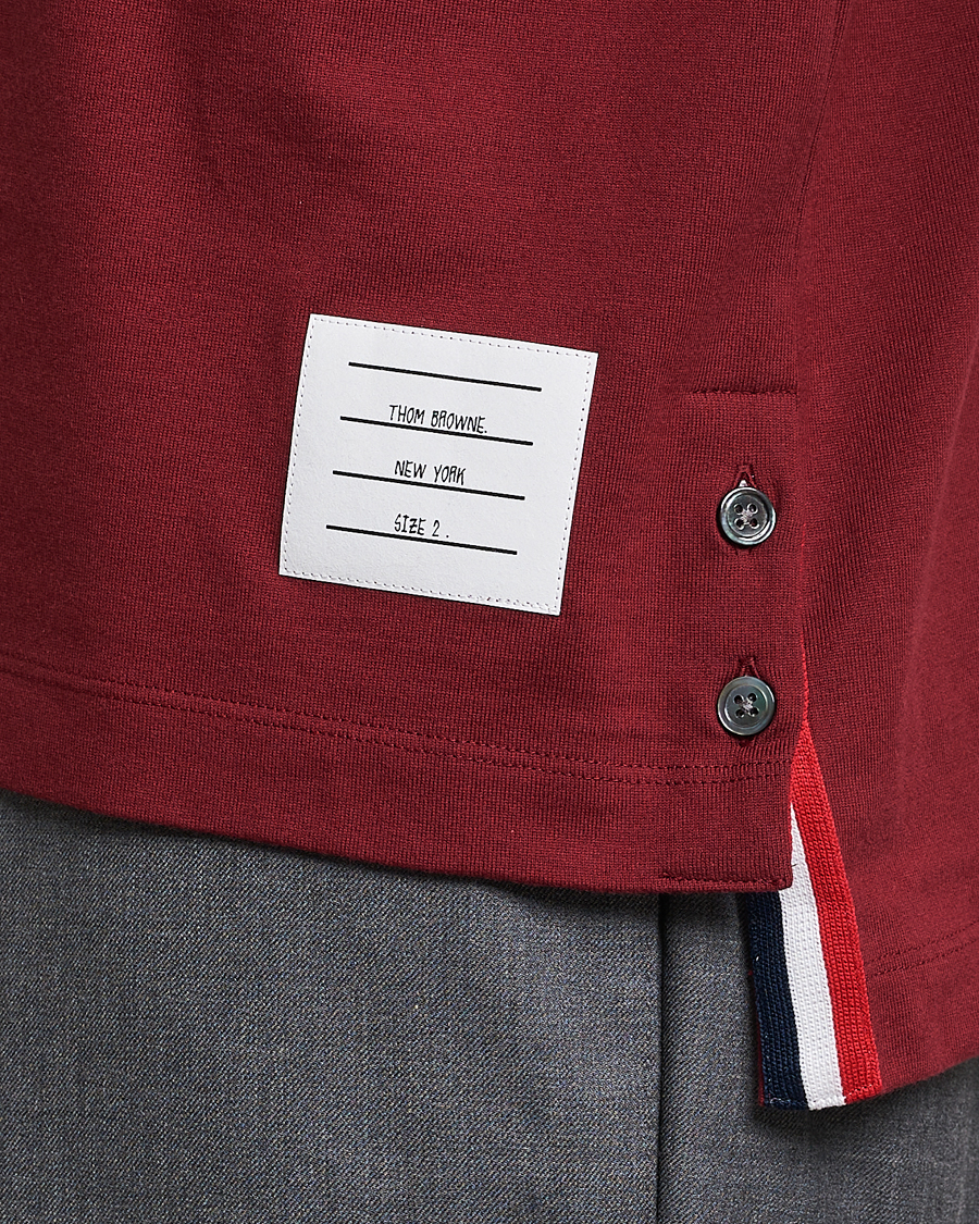 Homme | T-shirts | Thom Browne | Jersey T-Shirt Burgundy