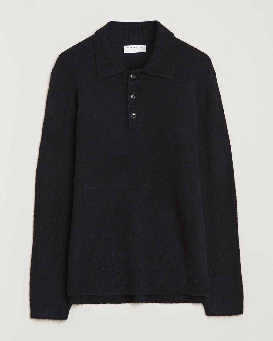 Homme | Pulls Et Tricots | Tiger of Sweden | Taylen Alpacka Knitted Pique Black
