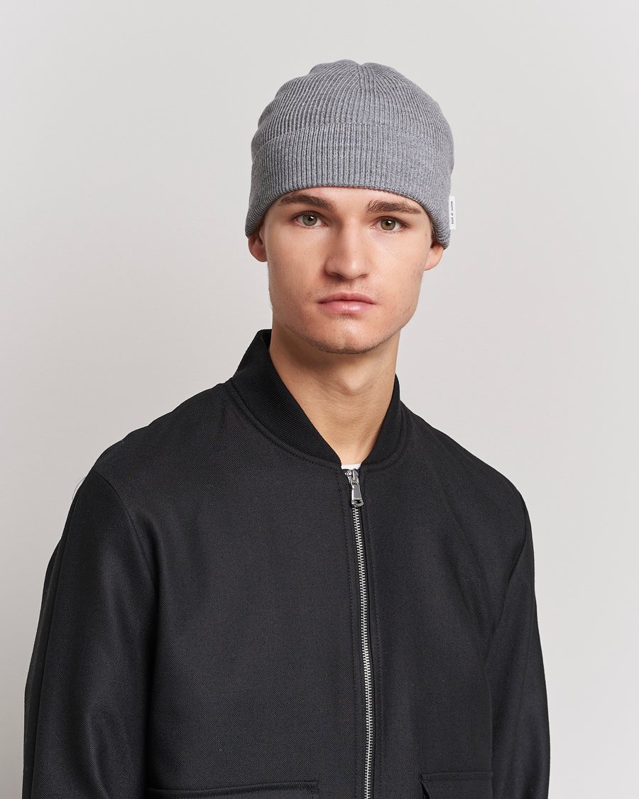 Homme | Tiger of Sweden Hedqvist Merino Wool Beanie Grey Melange | Tiger of Sweden | Hedqvist Merino Wool Beanie Grey Melange