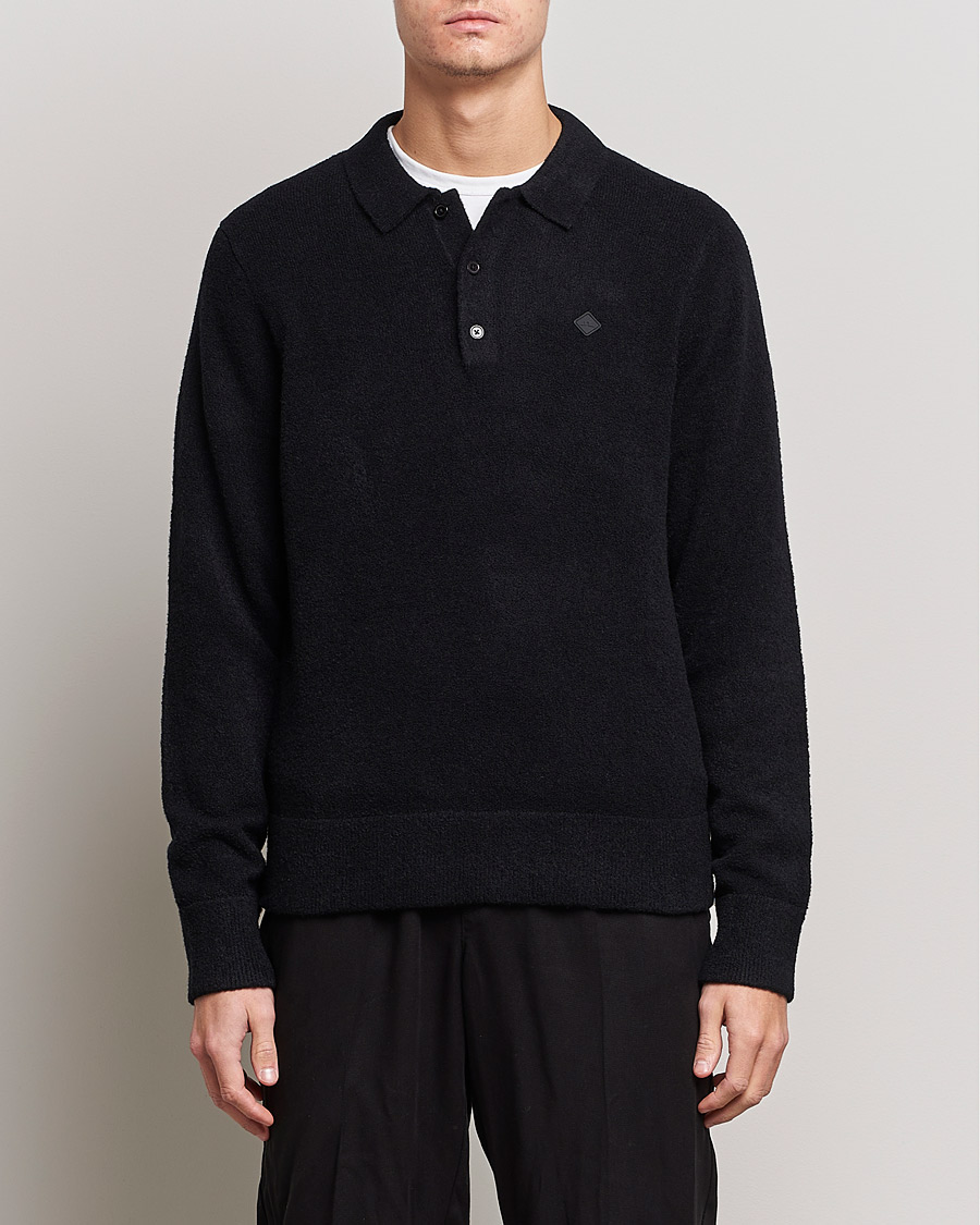 Homme | Pulls Et Tricots | J.Lindeberg | Yann Merino Logo PoloShirt Black