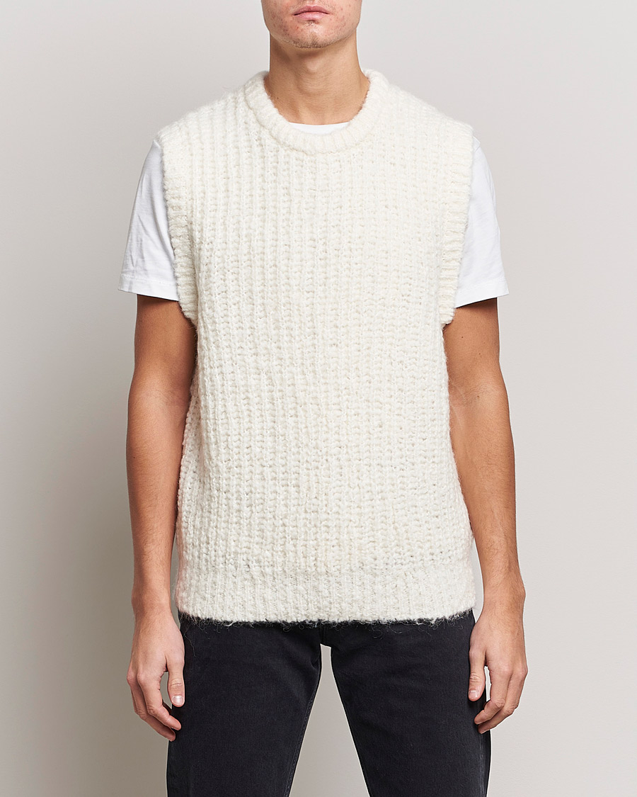 Homme | Pulls Et Tricots | J.Lindeberg | Alfons Wool Slipover Cloud White