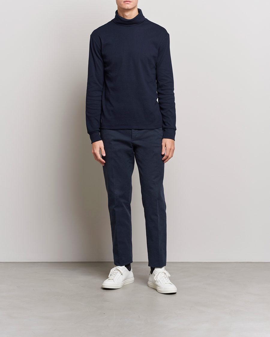 Homme | Pulls Et Tricots | Polo Ralph Lauren | Rib Knitted Polo Aviator Navy