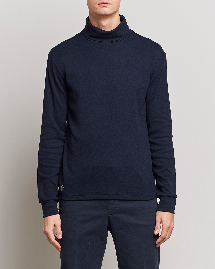 Homme | Pulls Et Tricots | Polo Ralph Lauren | Rib Knitted Polo Aviator Navy