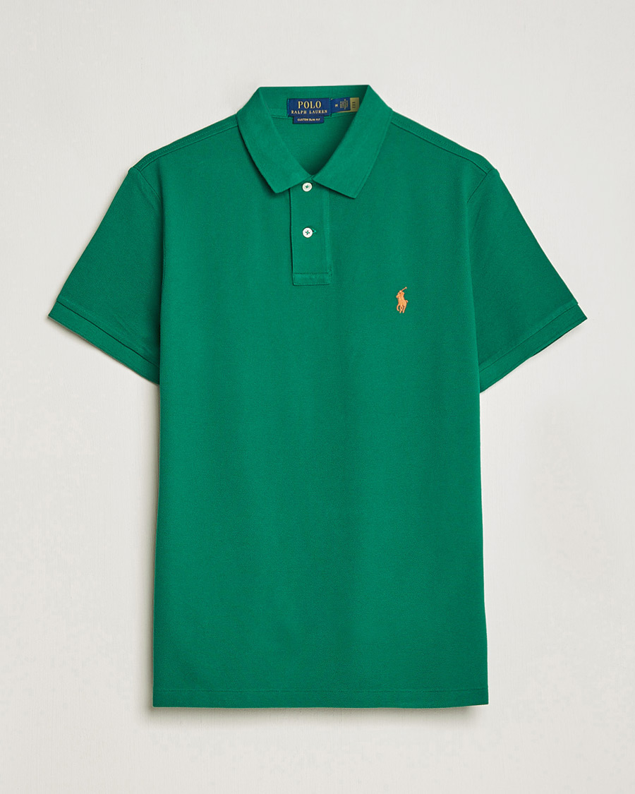 Heren | Polo's | Polo Ralph Lauren | Custom Slim Fit Polo Primary Green
