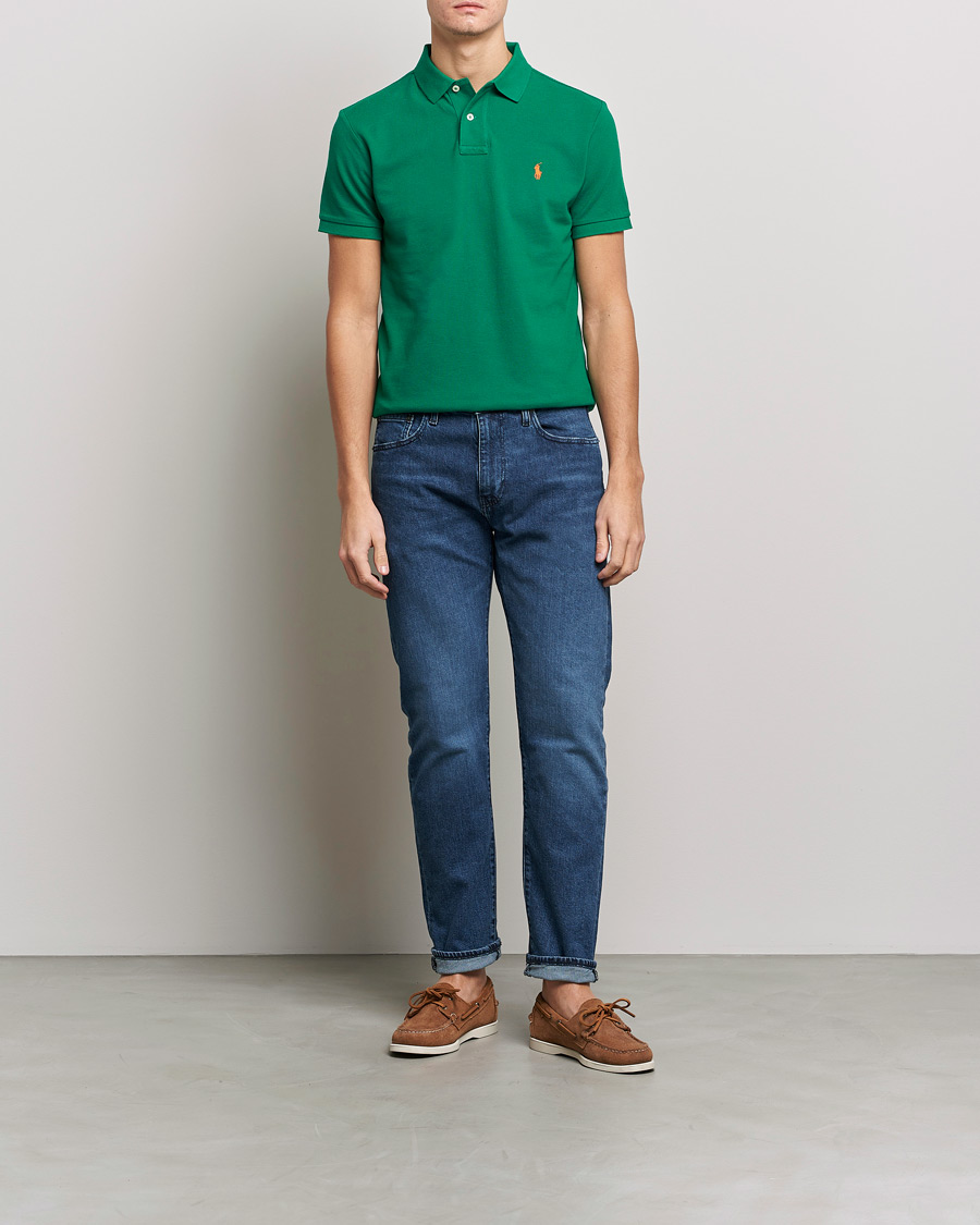 Heren | Polo's | Polo Ralph Lauren | Custom Slim Fit Polo Primary Green