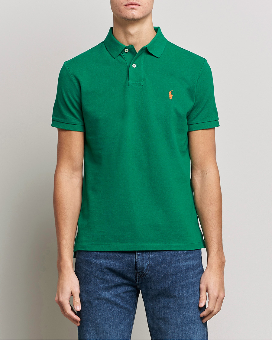 Heren | Polo's | Polo Ralph Lauren | Custom Slim Fit Polo Primary Green