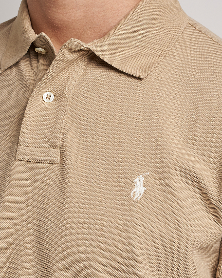 Heren | Polo's | Polo Ralph Lauren | Custom Slim Fit Polo Coastal Beige