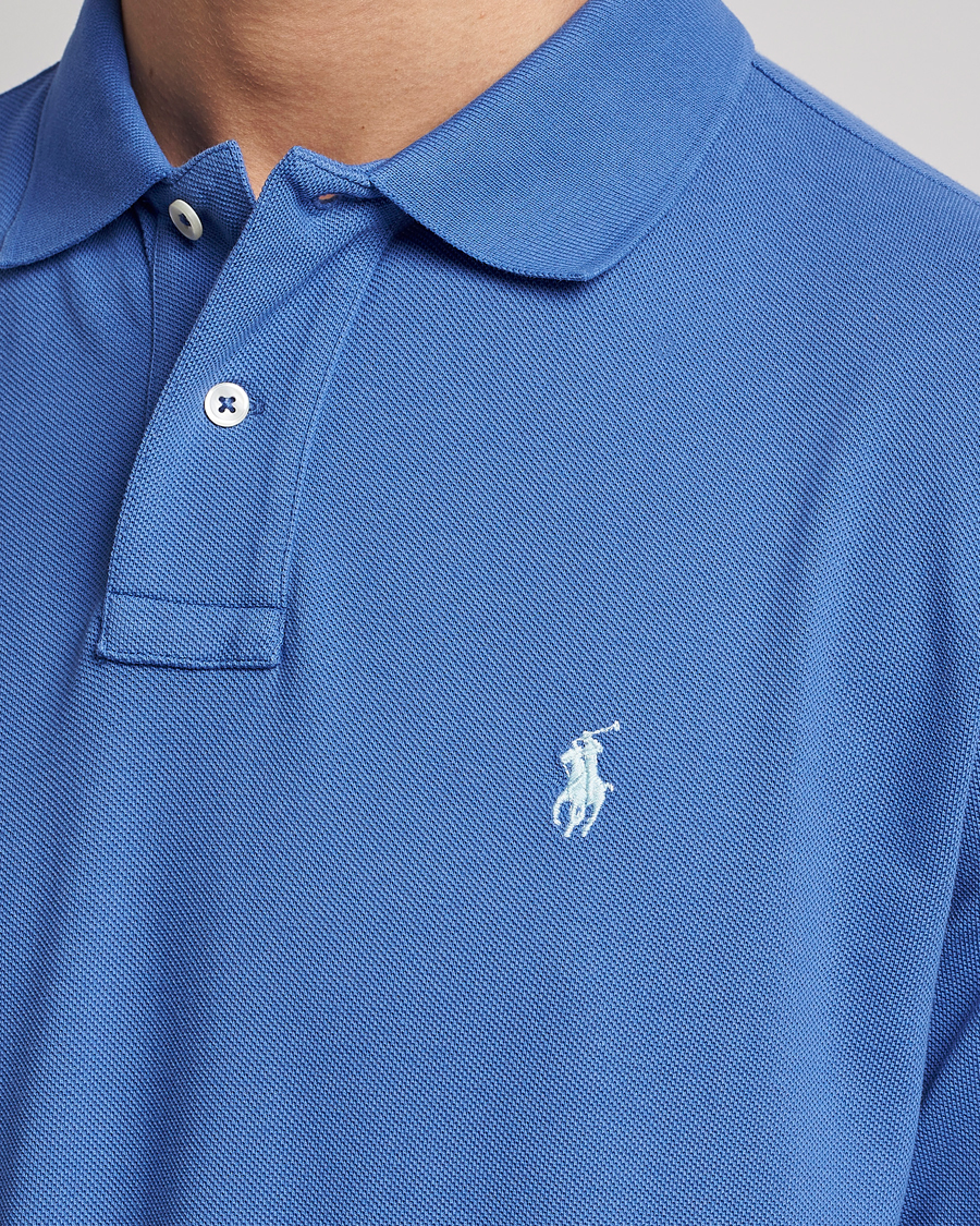 Homme | Pulls Et Tricots | Polo Ralph Lauren | Custom Slim Fit Long Sleeve Polo Maidstone Blue