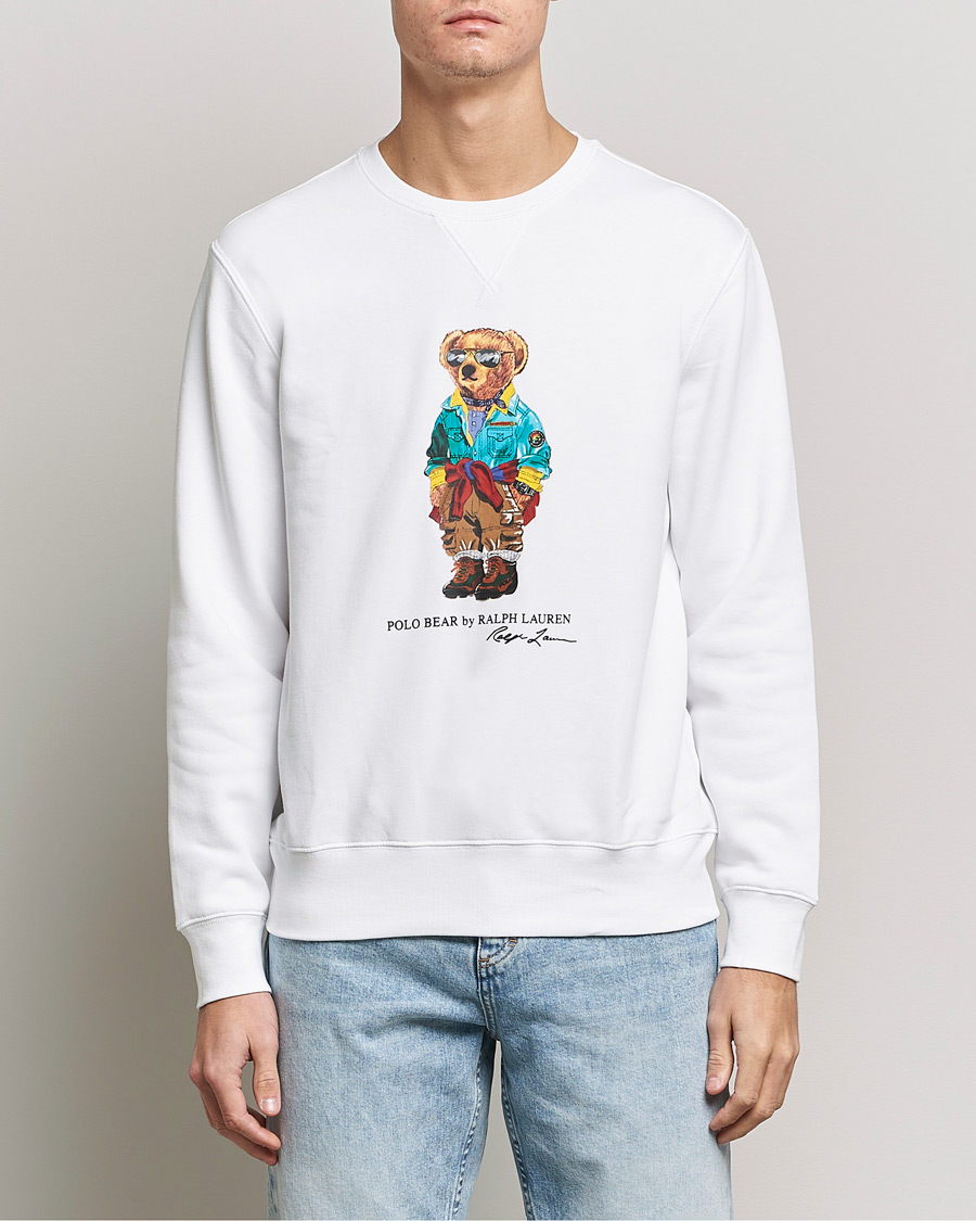 Homme | Pulls Et Tricots | Polo Ralph Lauren | Magic Fleece Printed Bear Sweatshirt Coastal Beige