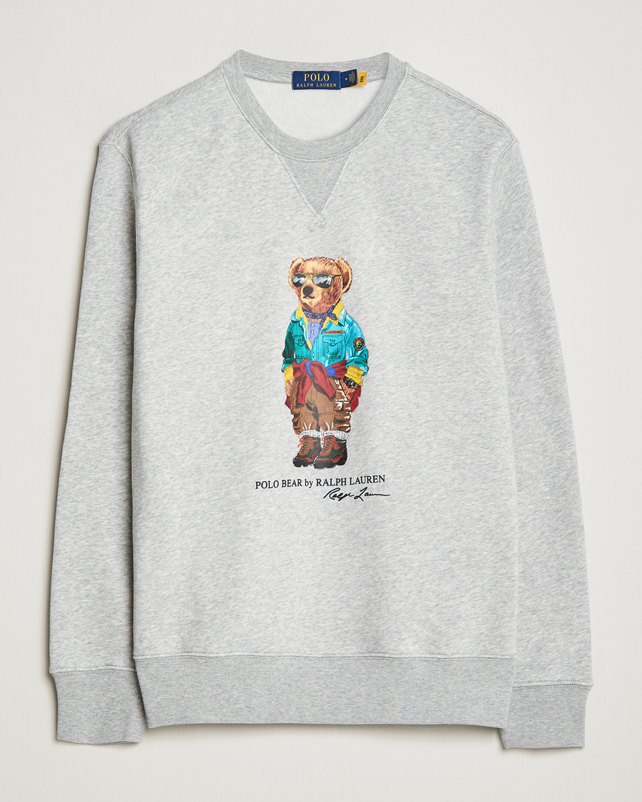 Homme | Pulls Et Tricots | Polo Ralph Lauren | Magic Fleece Printed Bear Sweatshirt Andover Heather