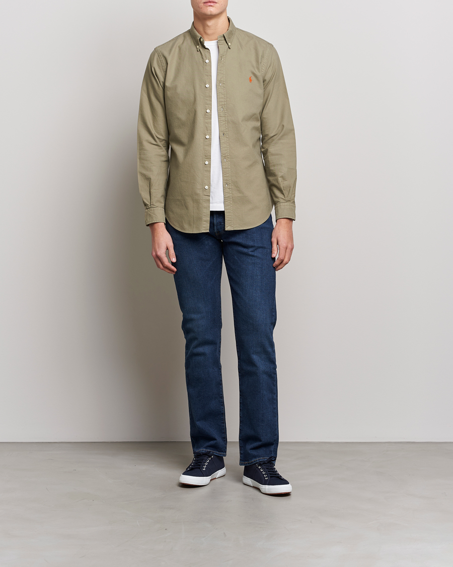 Homme | Chemises | Polo Ralph Lauren | Slim Fit Oxford Shirt Sage Green