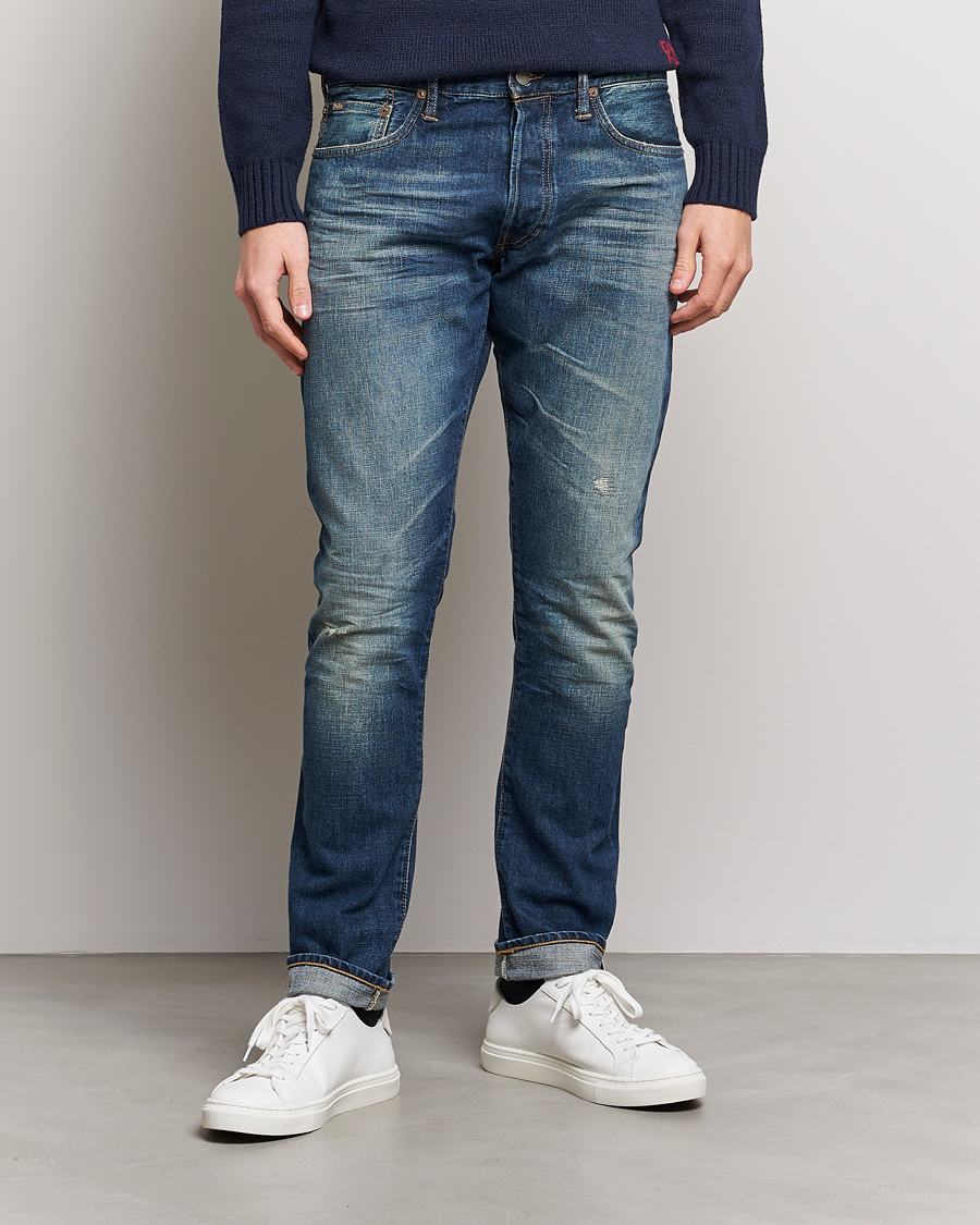 Homme | Jeans | Polo Ralph Lauren | Sullivan Korbel Selvedge Jeans Dark Blue