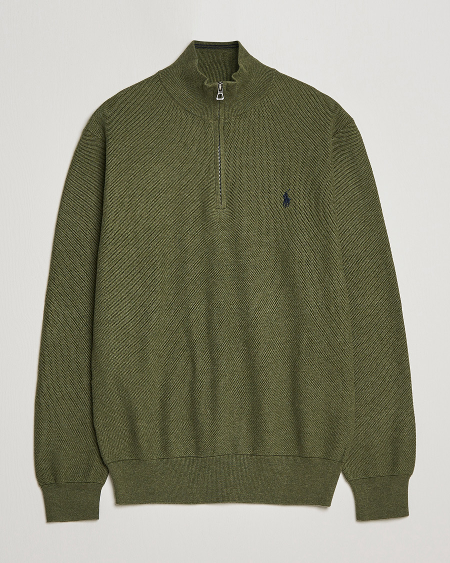 Homme | Pulls Et Tricots | Polo Ralph Lauren | Cotton Half Zip Olive Heather