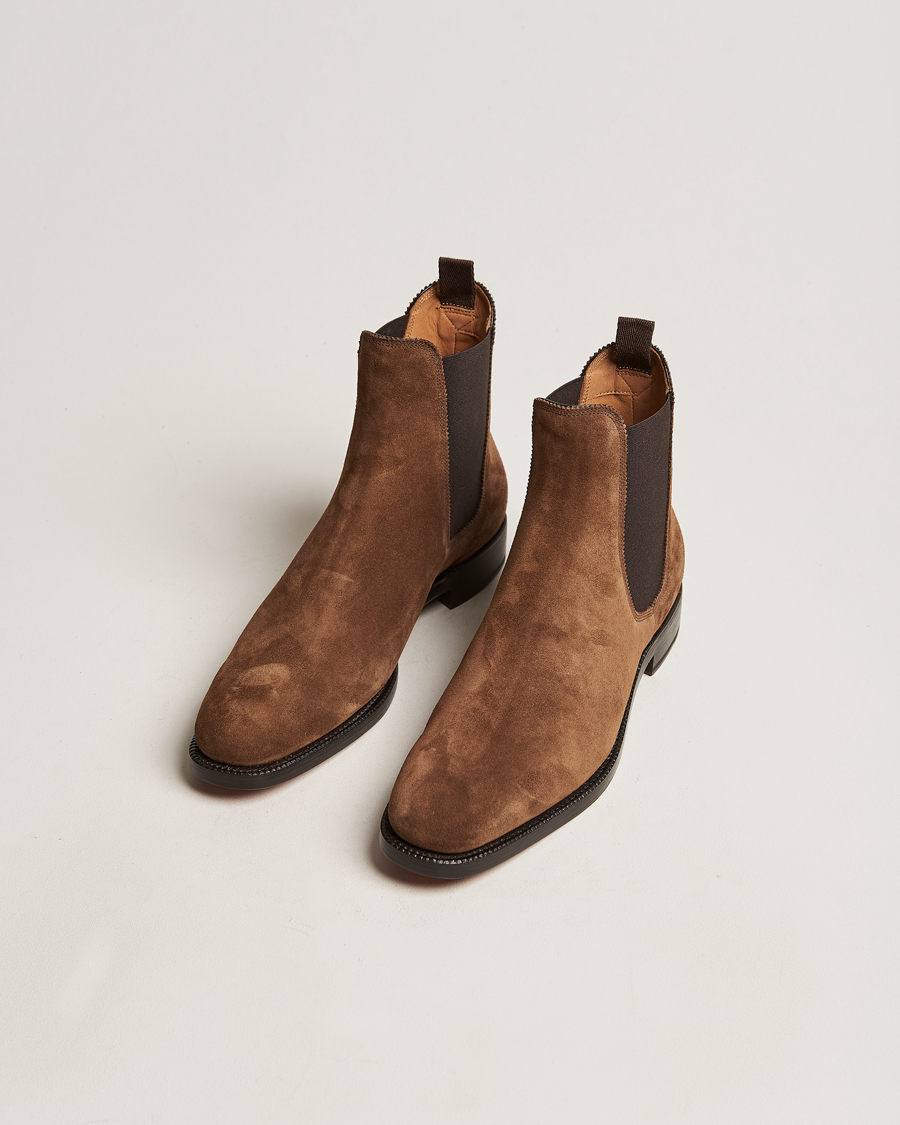 Homme | Ralph Lauren Purple Label Penfield Chelsea Boots Chestnut Suede | Ralph Lauren Purple Label | Penfield Chelsea Boots Chestnut Suede