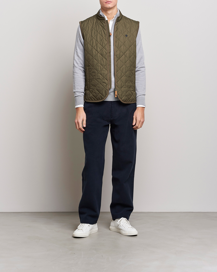 Homme | Manteaux Et Vestes | Morris | Teddy Quilted Vest Olive