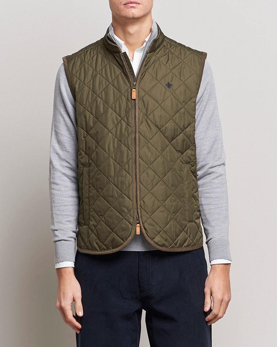 Homme | Manteaux Et Vestes | Morris | Teddy Quilted Vest Olive