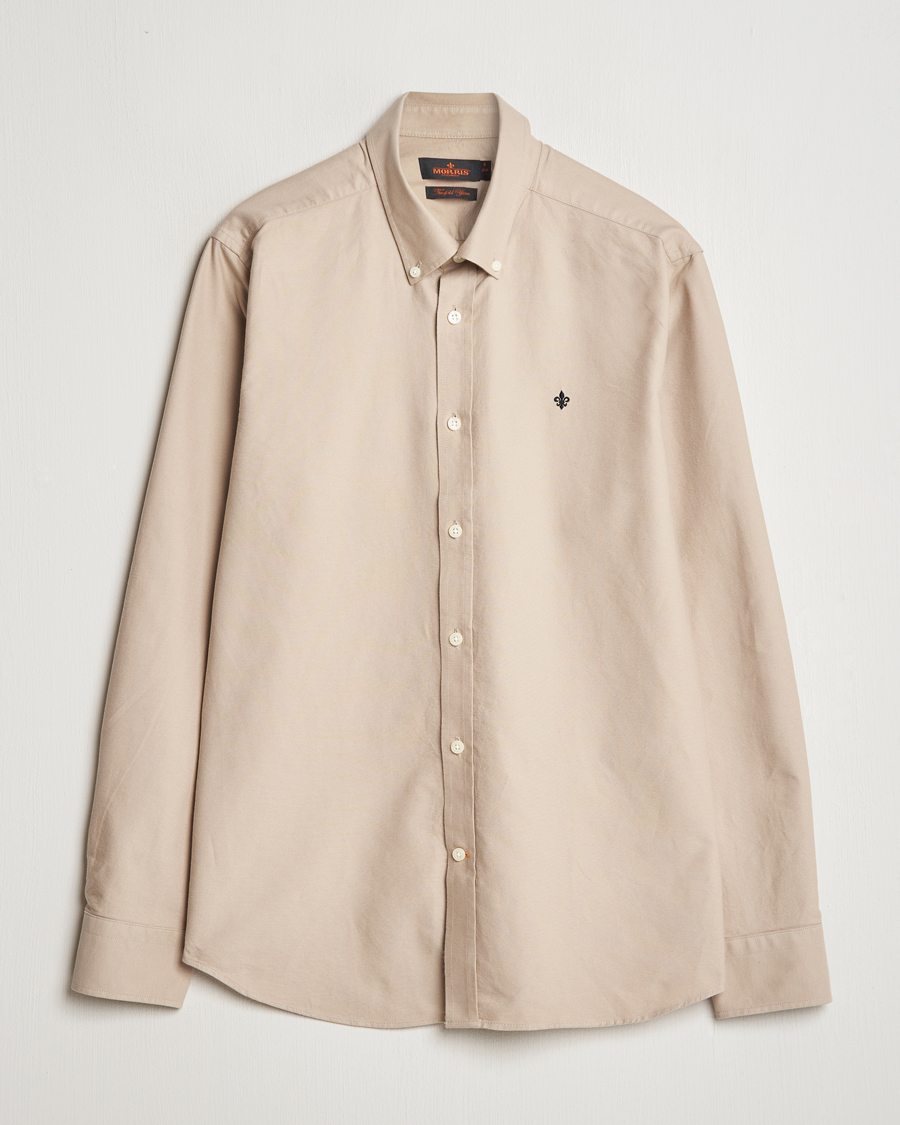 Heren | Overhemden | Morris | Douglas Oxford Shirt Khaki