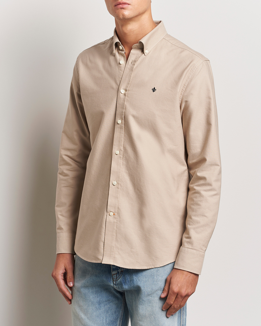 Heren | Overhemden | Morris | Douglas Oxford Shirt Khaki