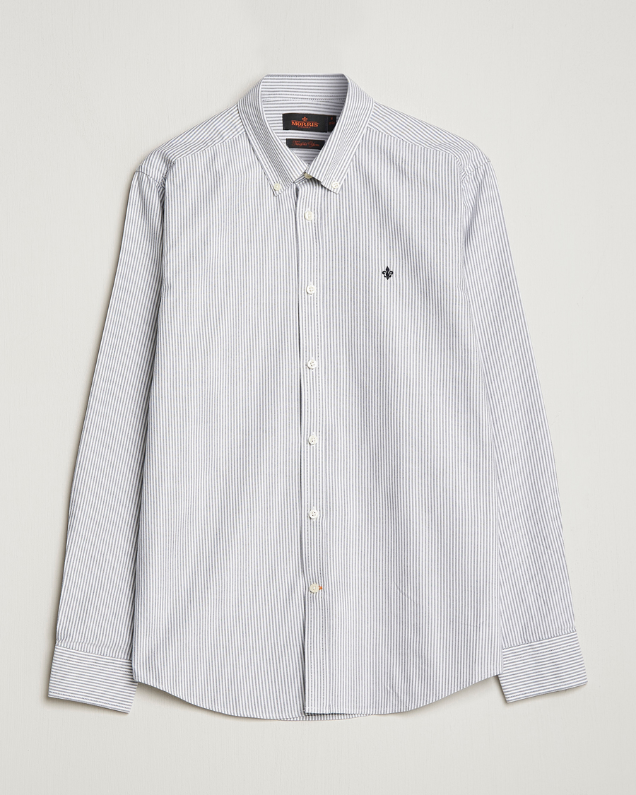 Homme | Chemises | Morris | Douglas Oxford Striped Shirt Blue