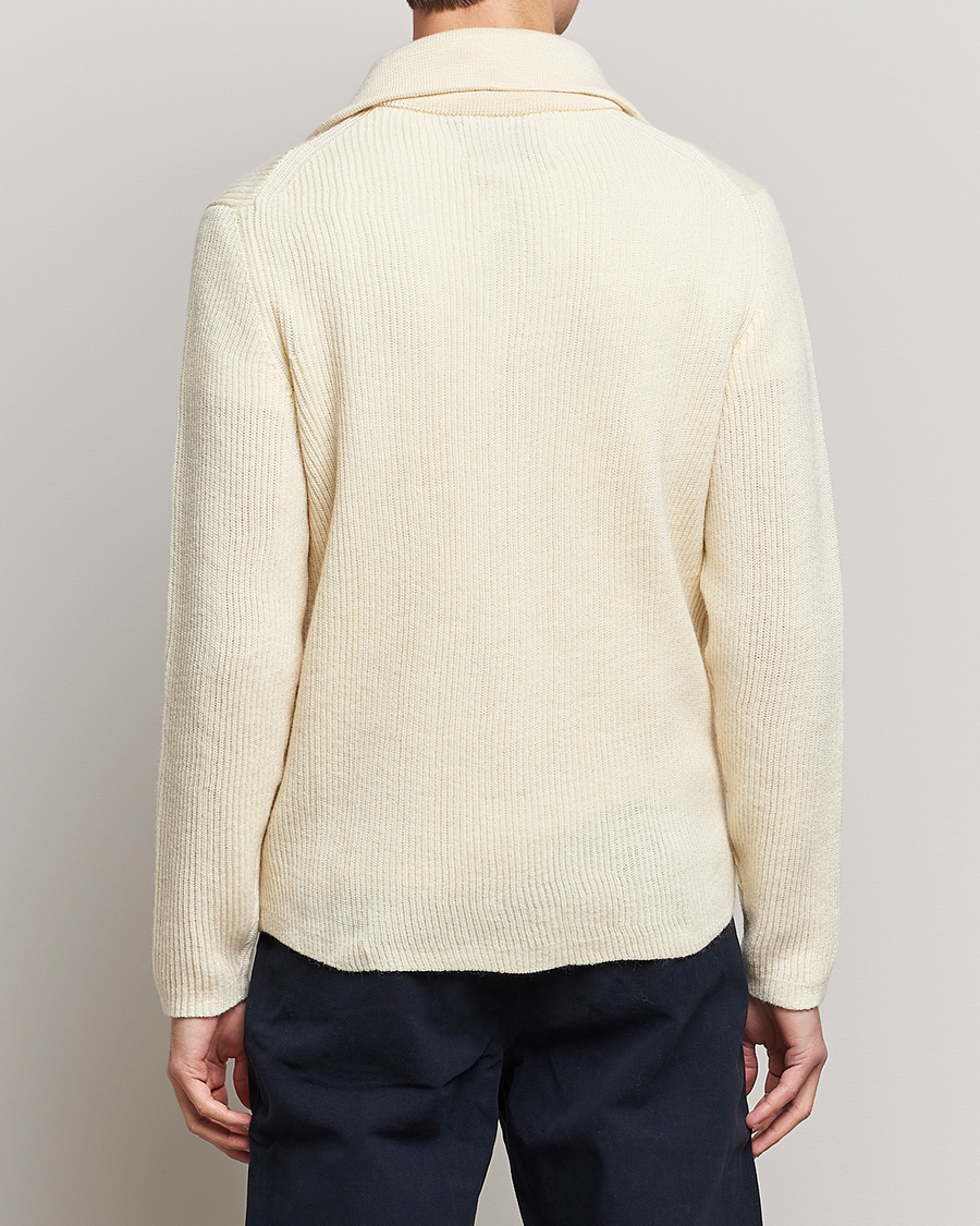 Homme | Pulls Et Tricots | NN07 | Holger Knitted Ribbed Half Zip Ecur
