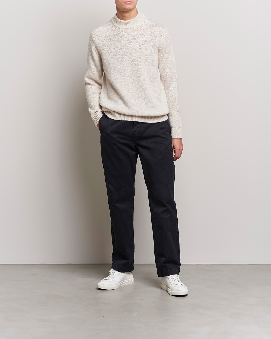 Homme | Pulls Et Tricots | NN07 | Nick Mock Neck Sweater Oat