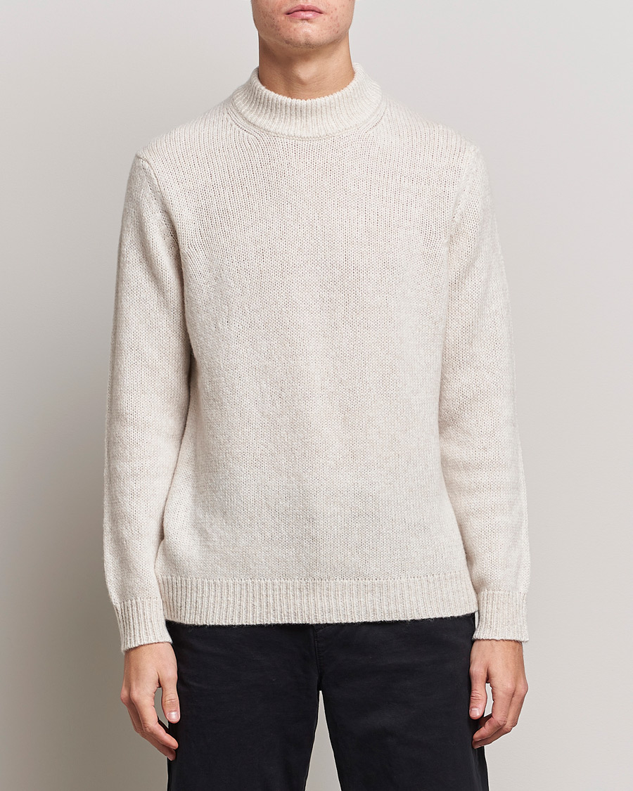 Homme | Pulls Et Tricots | NN07 | Nick Mock Neck Sweater Oat