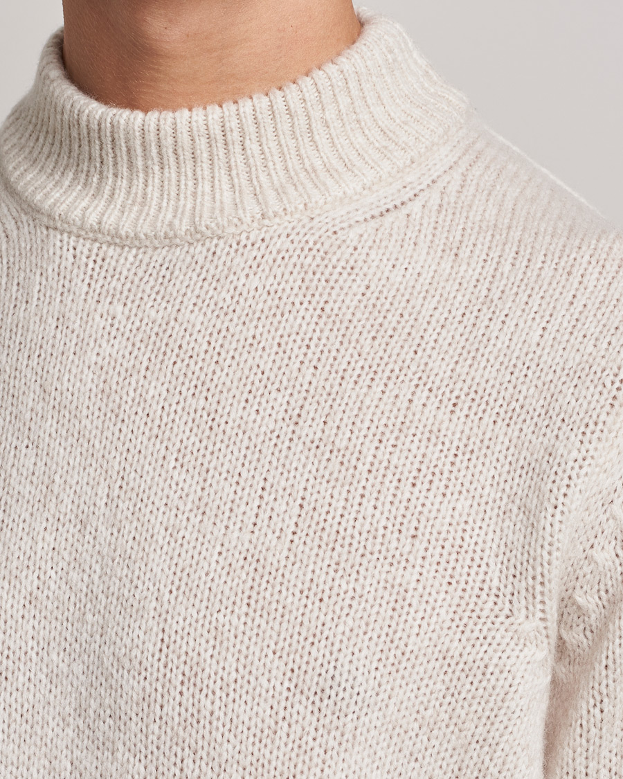 Homme | Pulls Et Tricots | NN07 | Nick Mock Neck Sweater Oat