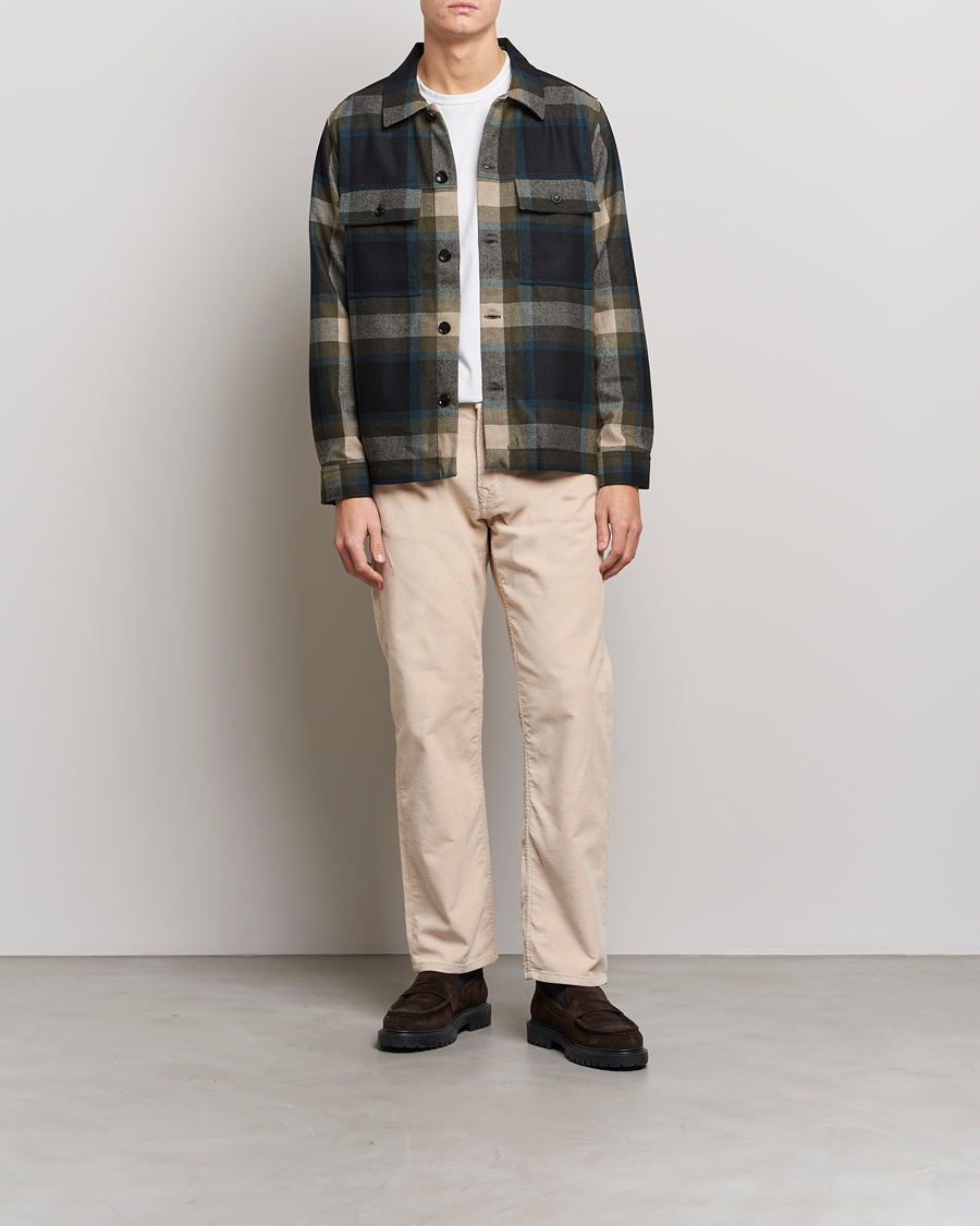 Homme | Pantalons | NN07 | Sonny Corduroy 5-Pocket Pants Ecru