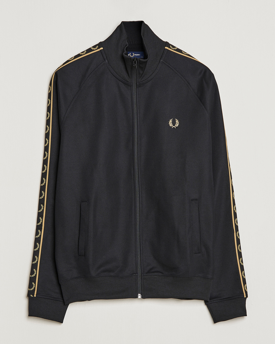 Homme | Pulls Et Tricots | Fred Perry | Taped Track Jacket Black