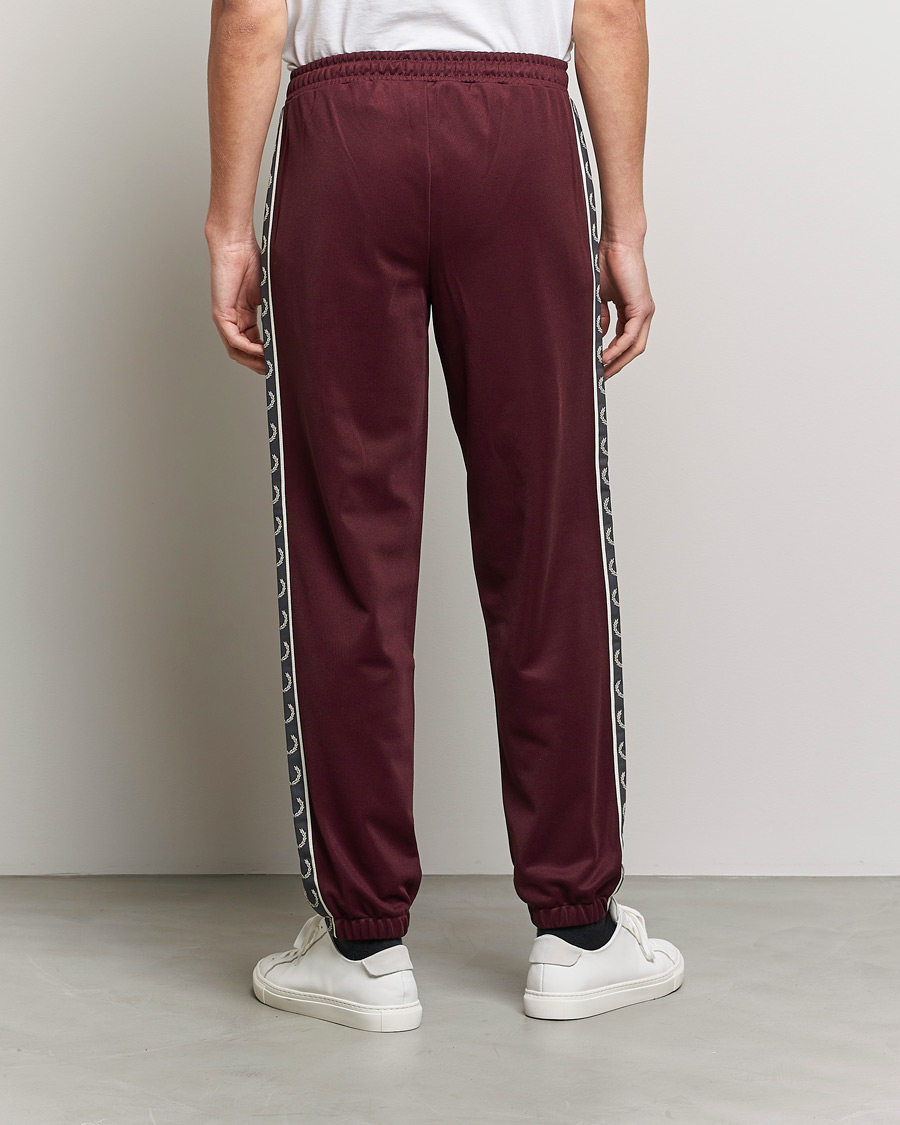 Homme | Pantalons | Fred Perry | Taped Track Pants Oxblood