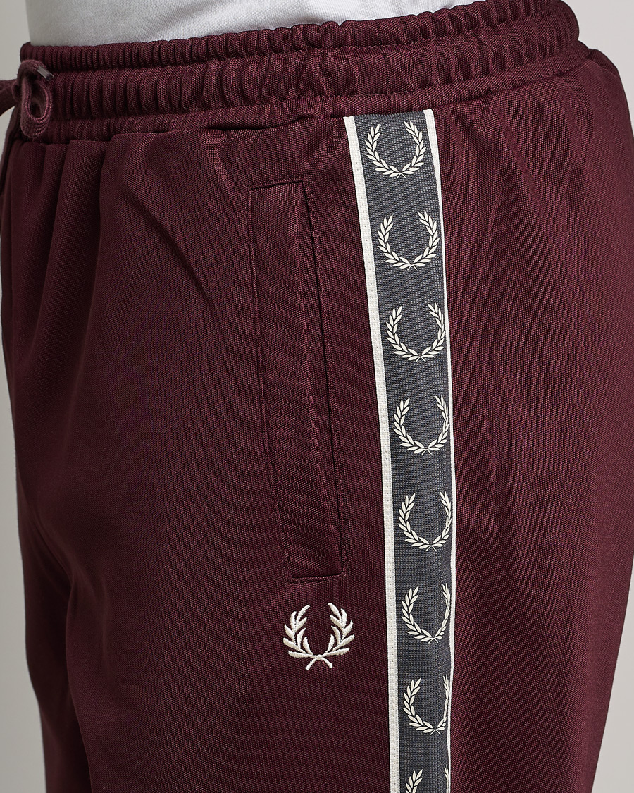 Homme | Pantalons | Fred Perry | Taped Track Pants Oxblood