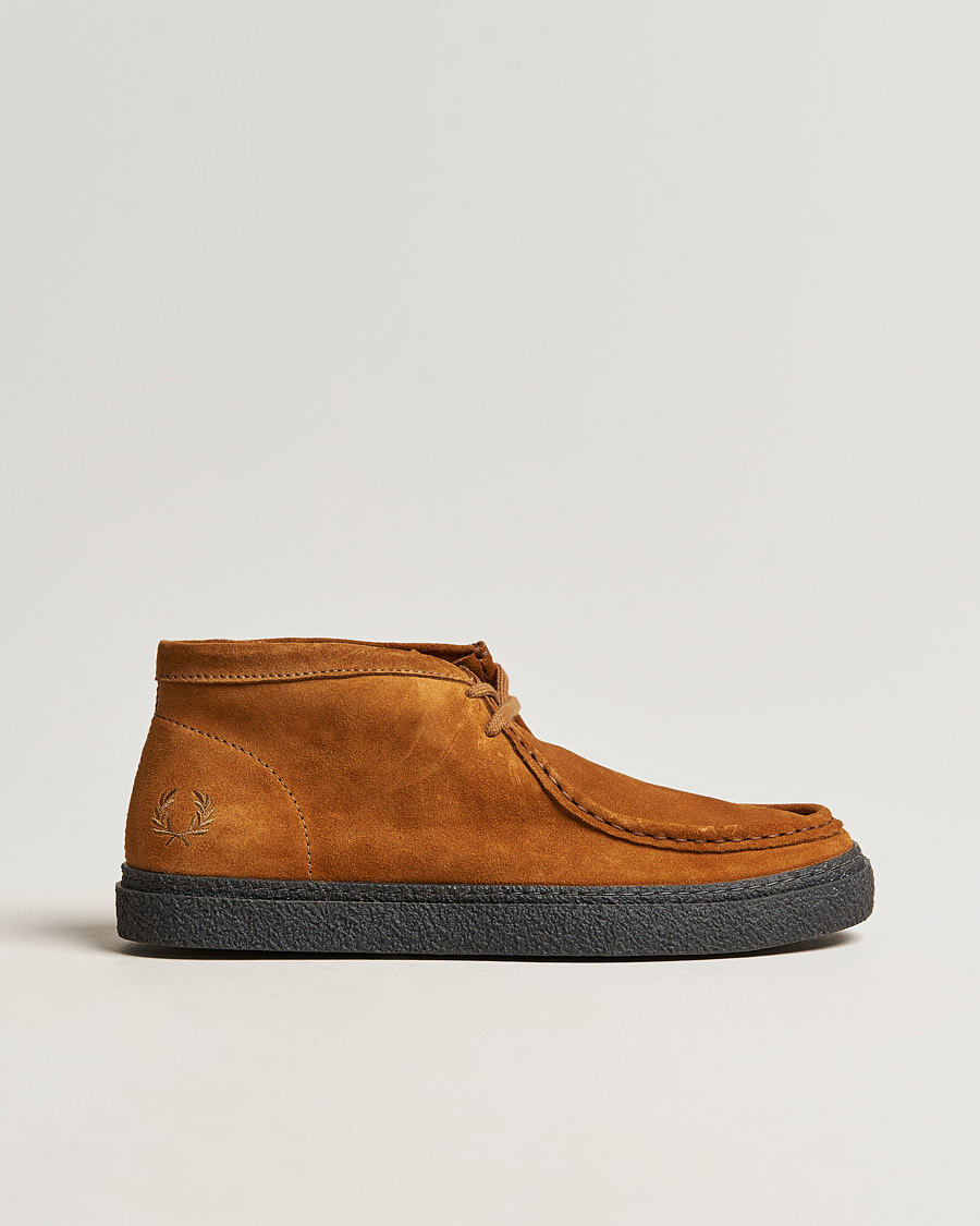 Homme | Fred Perry Dawson Mid Suede Nut Flake | Fred Perry | Dawson Mid Suede Nut Flake