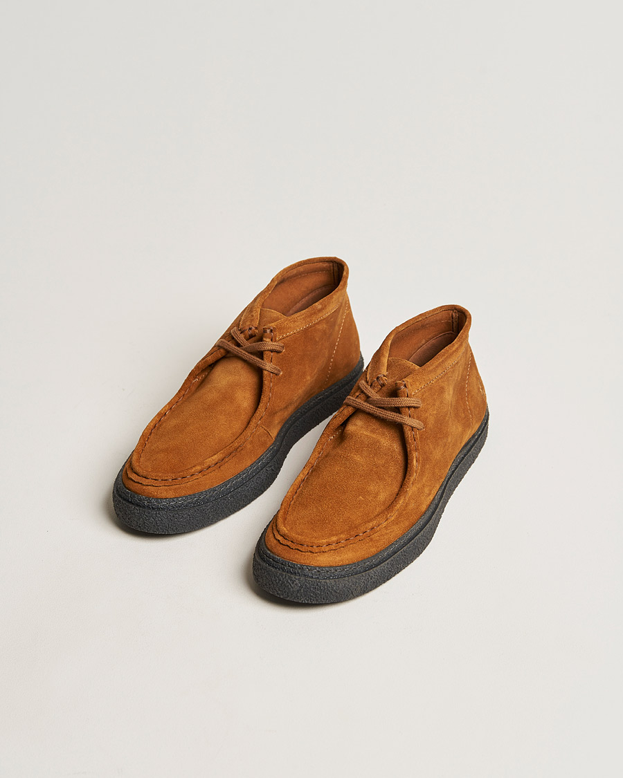 Homme | Fred Perry Dawson Mid Suede Nut Flake | Fred Perry | Dawson Mid Suede Nut Flake