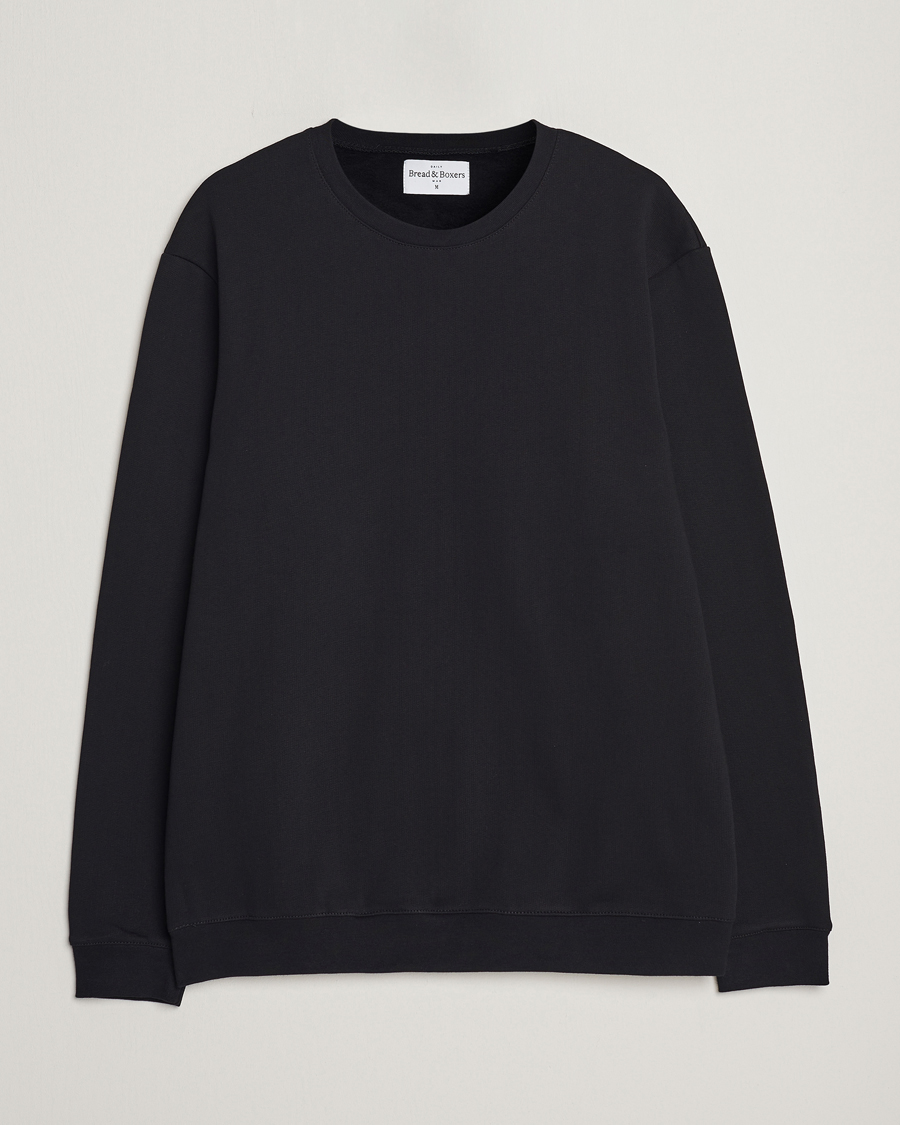 Homme | Pulls Et Tricots | Bread & Boxers | Loungewear Sweatshirt Black